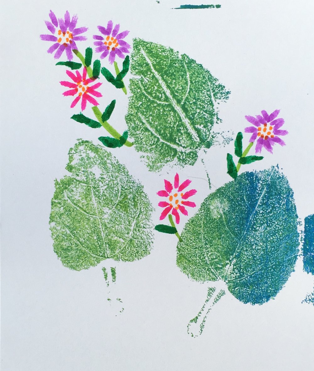 Mono Prints, Take Two: This Time with a Gel Printing Plate ...